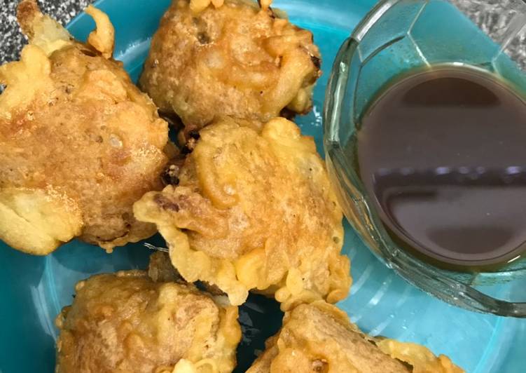 Tahu bunting isi mie dan sayur