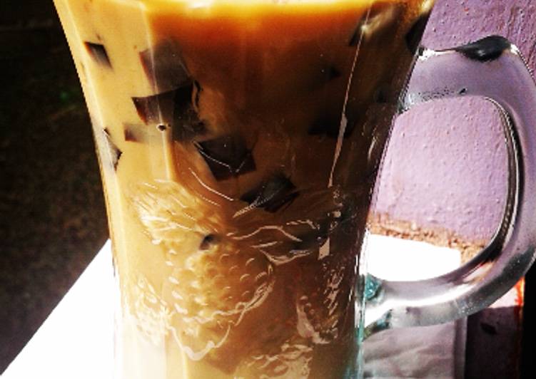 Bumbu Cappucino cincau coffee | Cara Bikin Cappucino cincau coffee Yang Paling Enak