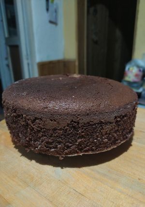 Una foto de Bizcochuelo de chocolate