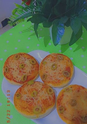 صورة لوصفة ميني بيتزا 🍕