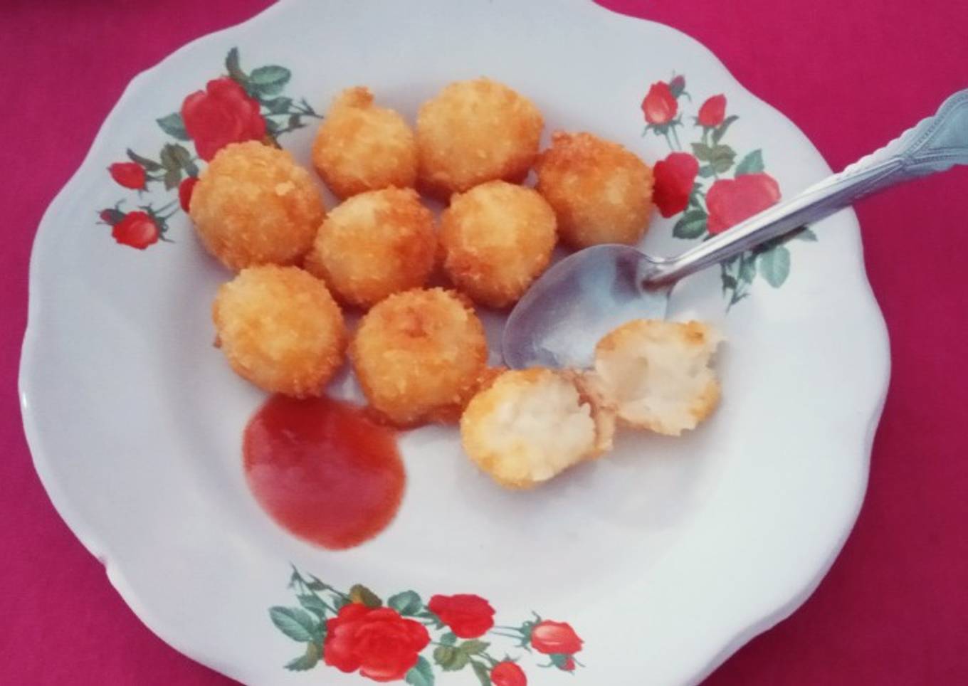 Potato cheese ball 🥔🧀