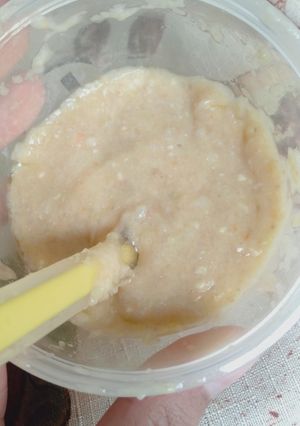 Foto resep MPASI 7 BULAN: MENU KOMPLIT (BUBUR DAGING SAPI+TOMAT)