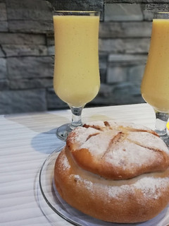 عکسی از دستور اسموتی موز، انبه 🍌🥔
