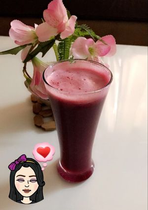 صورة لوصفة عصير شمندر ❤️