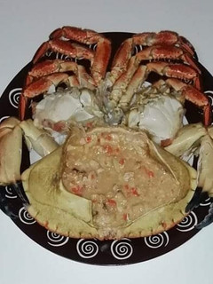 Una foto de Buey de mar cocido