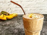 Gambar oat smoothie