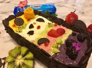 A picture of kiwi dessert