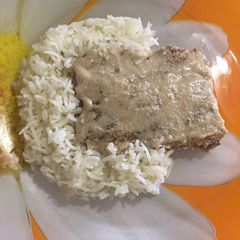 A picture of Tahini kofta كفتة بطحينية.