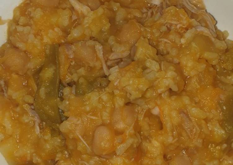 Recipe of Award-winning Puchero de calabaza y judías verdes