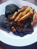 Szarvas steak szőlő chutney-val, pirított nudlival