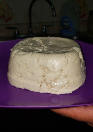 Una foto de Queso fresco hecho en casa