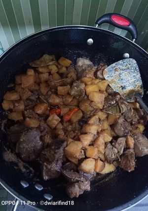 Foto resep Semur ati ampela kentang