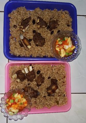 Foto resep Nasi Kebuli Kambing bumbu Instan