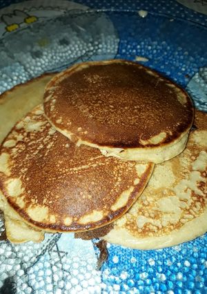 Una foto de Hotcakes de banana