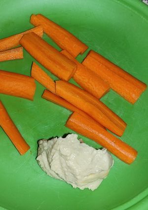 Foto principal de Snack de zanahoria con hummus