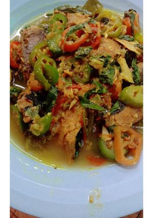 Foto resep Pindang Tongkol Kuah Kuning Daun Kemangi