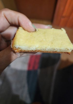 Una foto de Fainá de queso