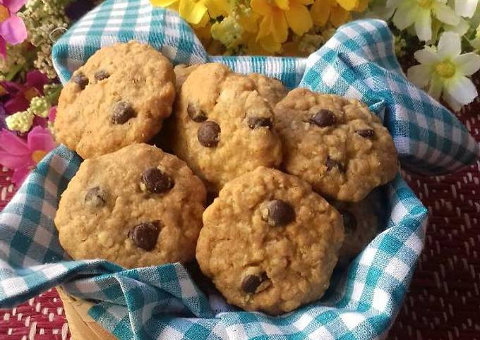 Resep: Kue kering choco oatmeal Kekinian