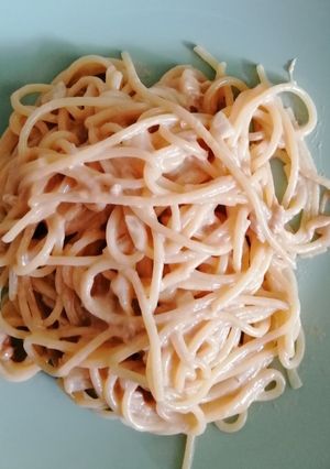 รูปของ สปาเก็ตตี้ทูน่าชีสซอส