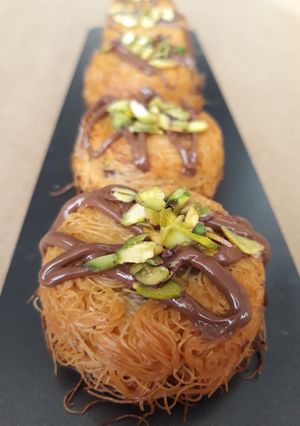 صورة لوصفة كنافة الشوكولاتة