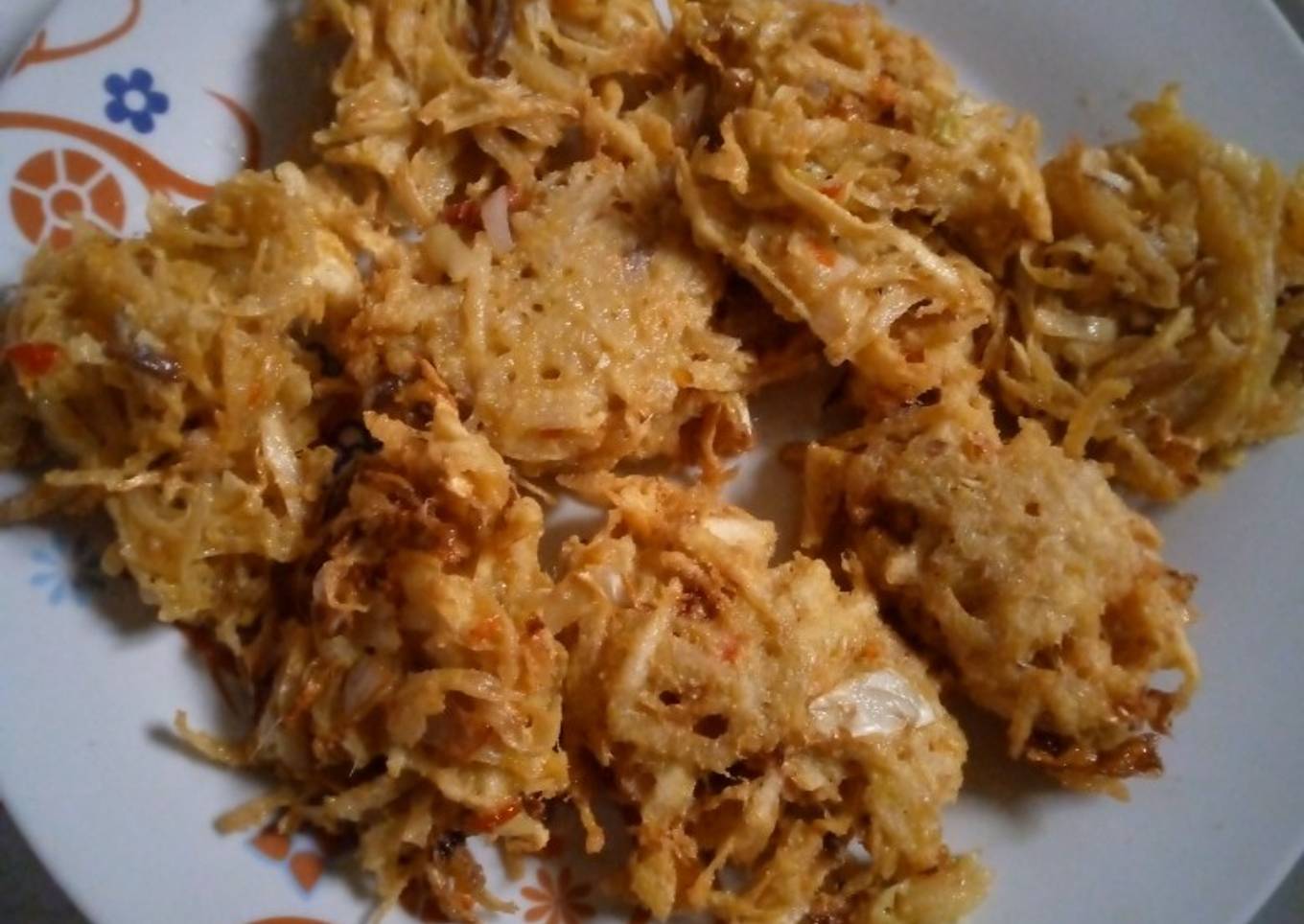 Yam fritters