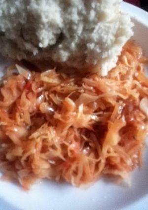 A picture of Fried Cabbage.