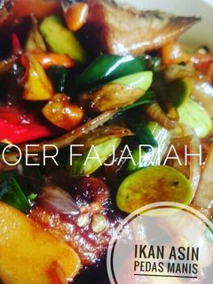 Foto resep Ikan asin pedas manis