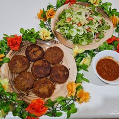 Beef shami kabab A picture of Beef shami kabab.