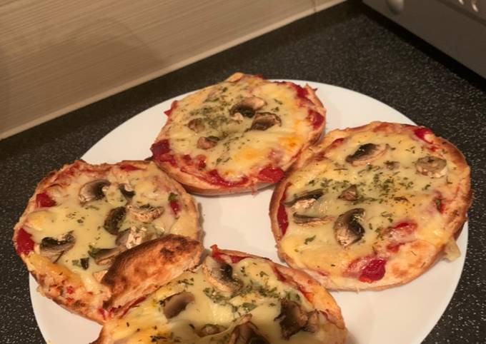 Steps to Prepare Favorite Pizza bagels