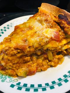 A picture of Turkey 🦃 Enchilada Pie 🥧.