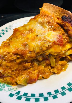 A picture of Turkey 🦃 Enchilada Pie 🥧.