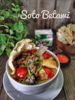 Foto resep Soto Betawi Kuah Susu Santan