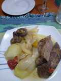 Plateada al horno