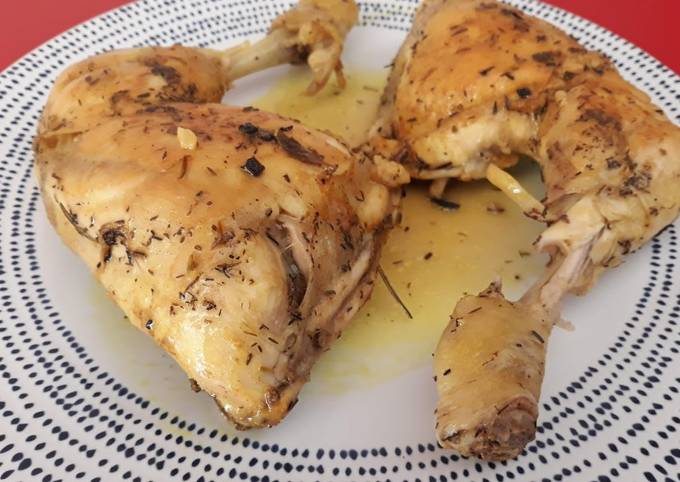 Pollo cocinado en su propio jugo Receta de .R. (MªElena)- Cookpad
