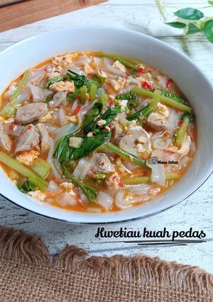 Foto resep Kwetiau kuah pedas
