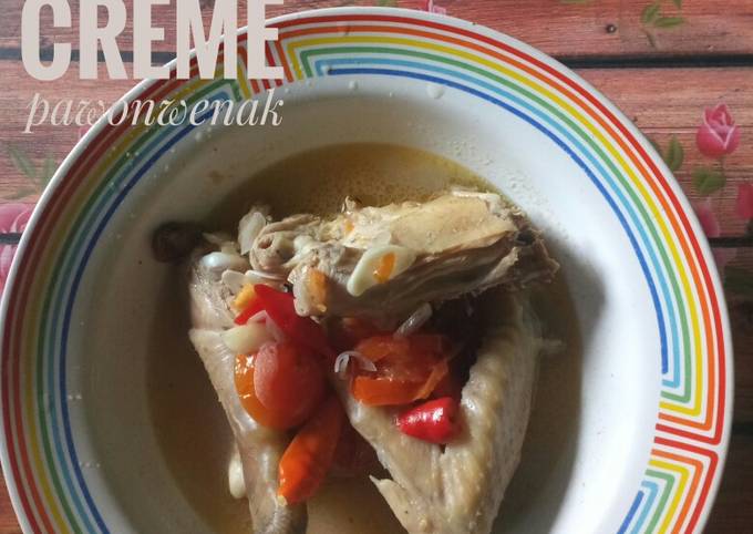 Garang Asem Ayam with fiber Creme (tanpa santan)