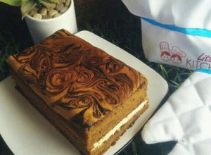 Foto resep Lapis Coffee Mocca with Rhum, Mocca & Caramel Buttercream