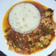 A picture of Cauliflower stew.