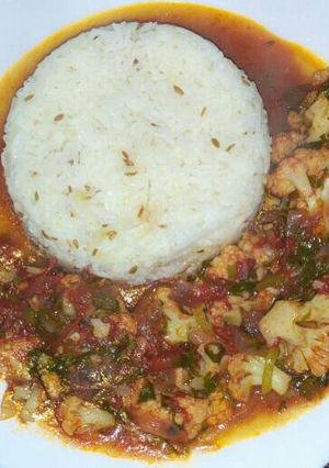 A picture of Cauliflower stew.