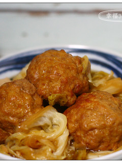 鵝油紅燒獅子頭 的食譜成品照片