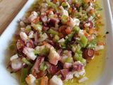 Pipirrana de pulpo