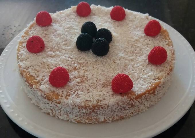 Bolo de Coco 🎂 Receita por Chef. María Luisa Valdez - Cookpad