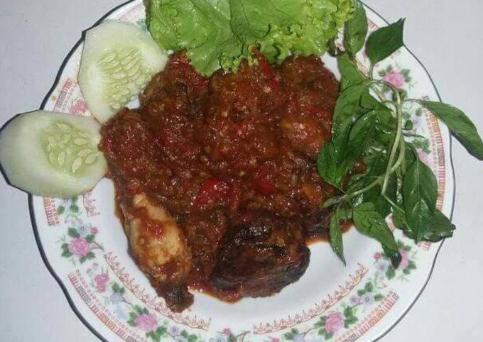 Ayam gepuk sambal #BikinRamadanBerkesan