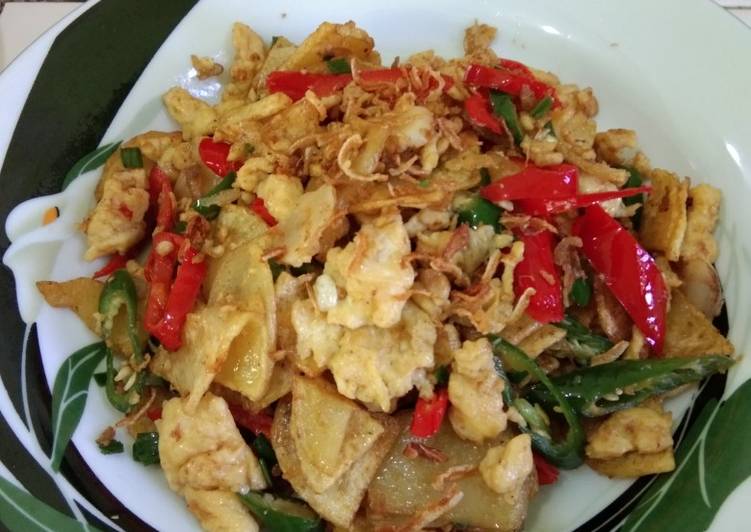 Resep masakan Kentang Tumis Telur | Cara Mengolah Kentang Tumis Telur Yang Enak Dan Mudah