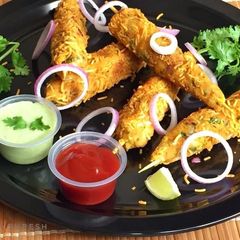 A picture of Chana Kebabs !!!.