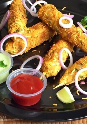A picture of Chana Kebabs !!!.