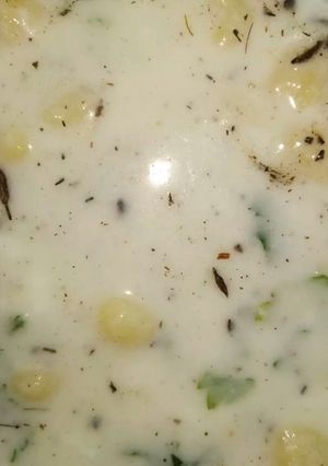 A picture of Boondi raita.
