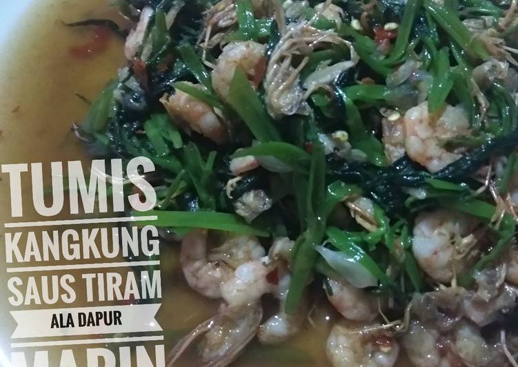 Bagaimana Membuat 25. Tumis Kangkung Saus Tiram yang Bikin Ngiler