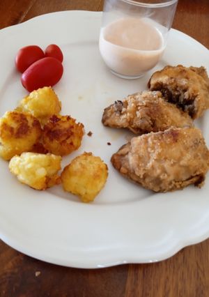 Φωτογραφία της συνταγής Vegan τηγανητό "κοτόπουλο"