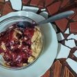 Helado de Golden berries, lúcuma y papaya